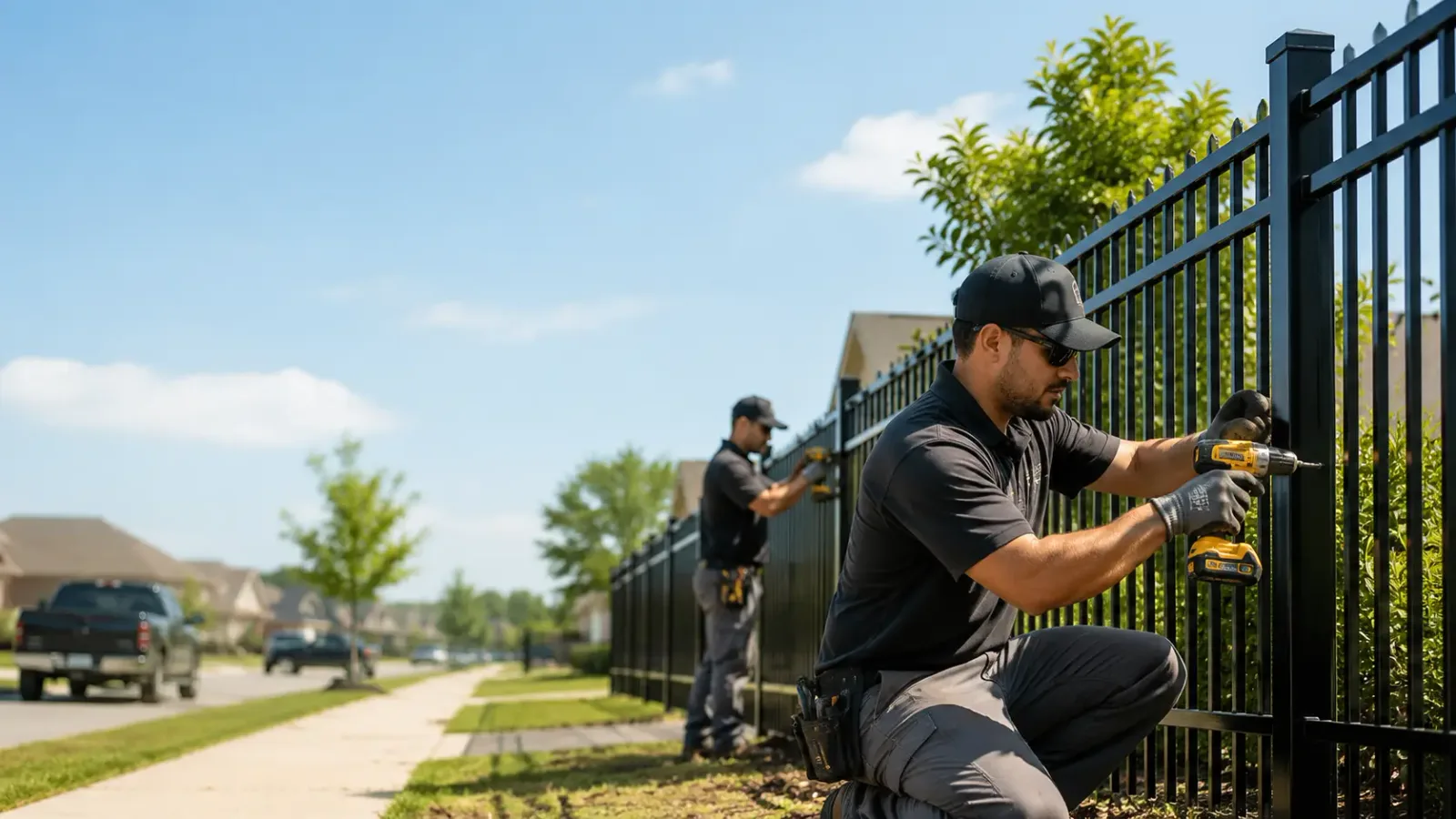 Metal Fence Installation in Rochert, MN